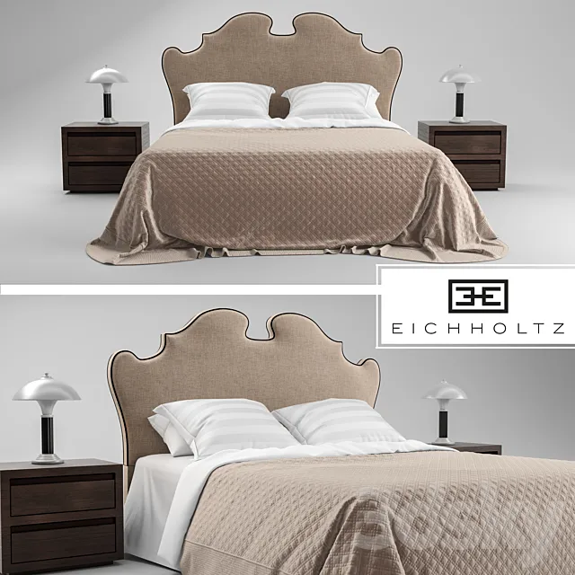 EICHHOLTZ bed BOUDOIR 3D Model