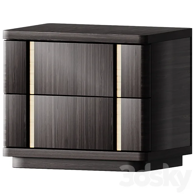 Eichholtz BEDSIDE TABLE MODESTO bedside table 3D Model