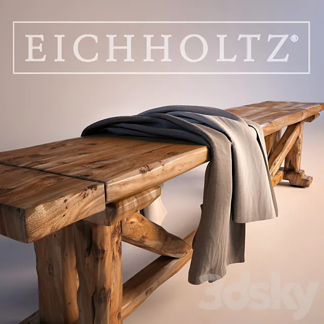 Eichholtz Bench Particulier 3D Model