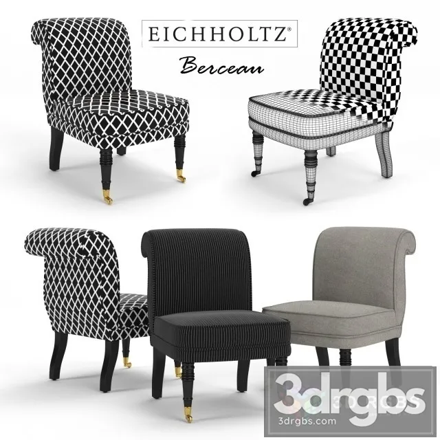 Eichholtz Berceau Armchair 3D Model Free