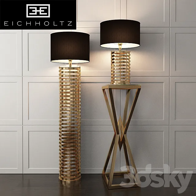 Eichholtz Boxter lamp set 3DModel