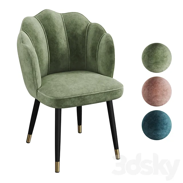 Eichholtz Bristol chair 3D Model