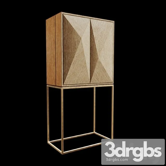 Eichholtz cabinet delarenta 2 3D Model Free