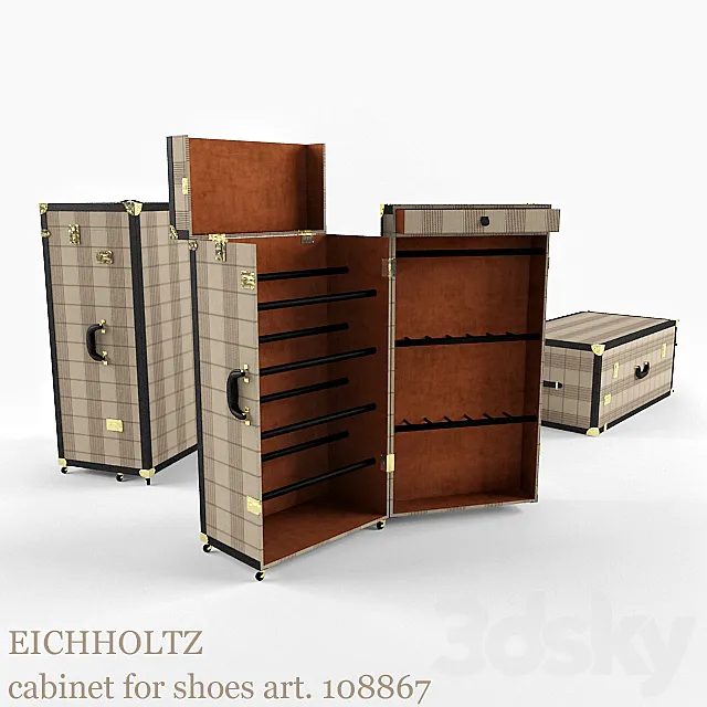 Eichholtz cabinet for choes (cabinet for shoes) art 108867 3DModel