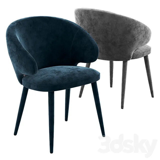 Eichholtz Cardinal chair 3D Model