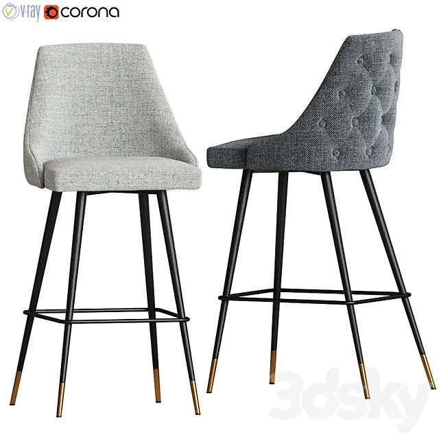 Eichholtz cedro barstool 3DModel