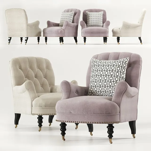 Eichholtz Chair Barrington 3D Model