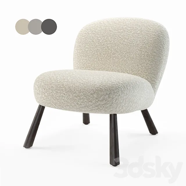 EICHHOLTZ. Chair blush 3D Model