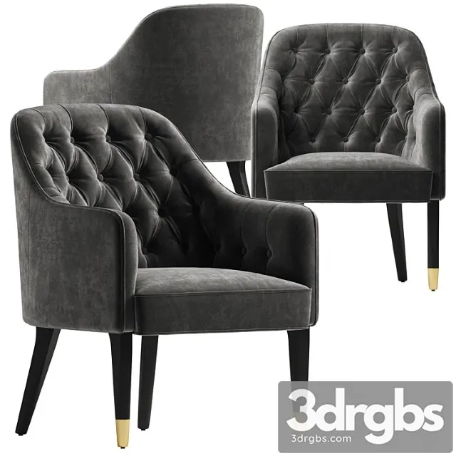 Eichholtz chair cyrus 2 3D Model Free