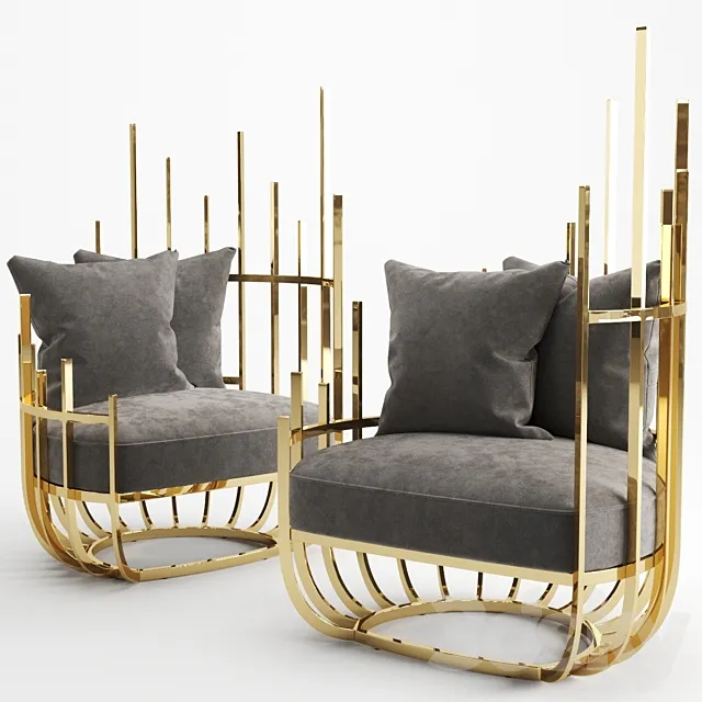 Eichholtz chair santorini 3D Model