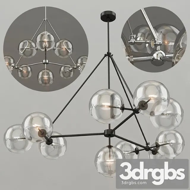 Eichholtz chandelier bermude 112073 111826 3D Model Free