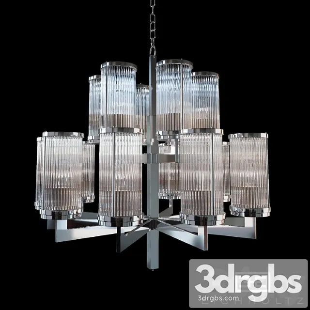 Eichholtz chandelier claridges 3D Model Free