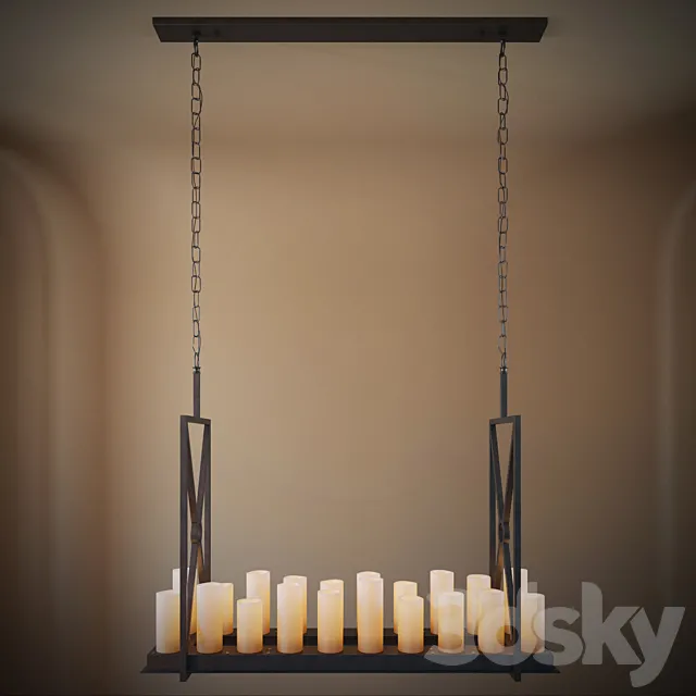 Eichholtz Chandelier Commodore 3DModel