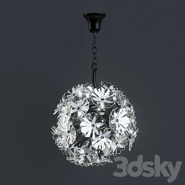 Eichholtz Chandelier Flores S 3D Model