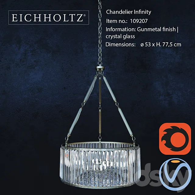 Eichholtz Chandelier Infinity 3DModel