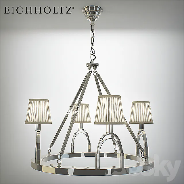Eichholtz - Chandelier jigger nickel finish 3DModel