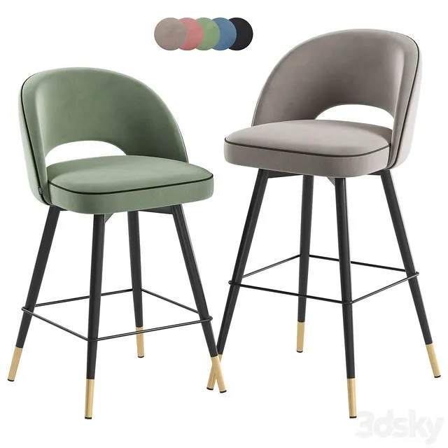 Eichholtz Cliff Barstool & Counter 3D Model
