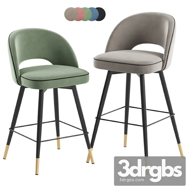 Eichholtz Cliff Barstool Counter 3D Model Free