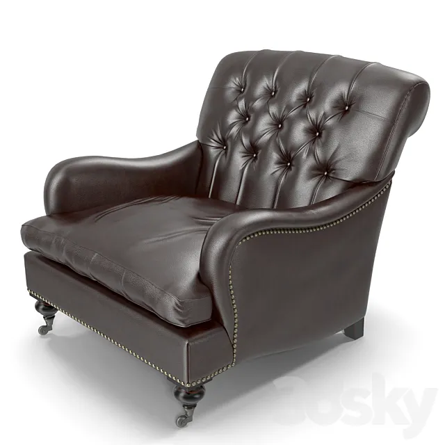 Eichholtz Club Chair Caledonian 3D Model