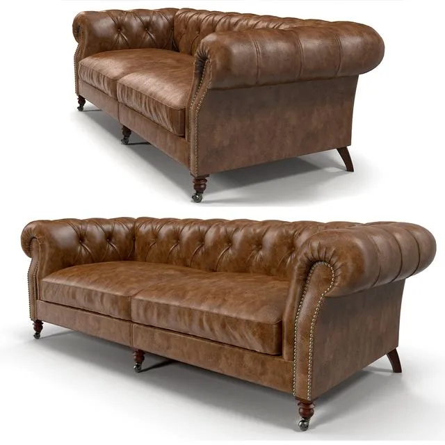 Eichholtz Club Sofa The Athenaeum 3D Model
