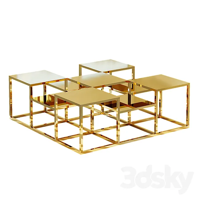 Eichholtz Coffee Table Avian 3D Model