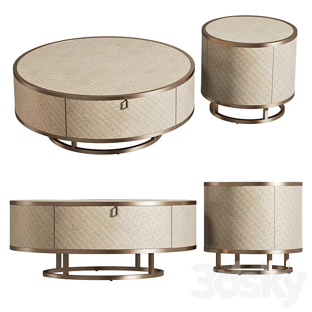 EICHHOLTZ coffee table NAPA VALLEY 3D Model