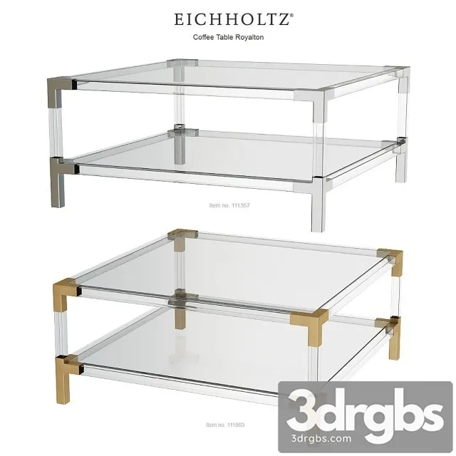 Eichholtz Coffee Table Royalton 3D Model Free