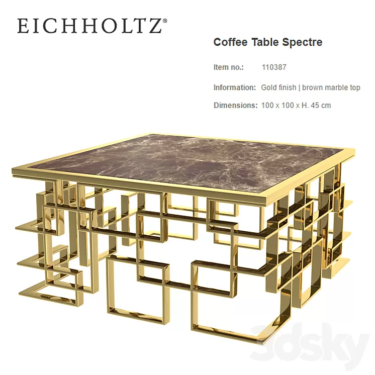 Eichholtz Coffee Table Spectre 3D Model