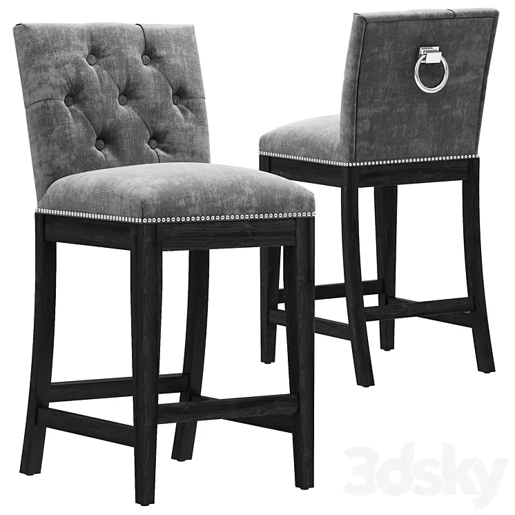 EICHHOLTZ Counter Stool Domino 3D Model