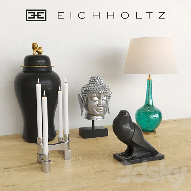 Eichholtz decor set 3D Model