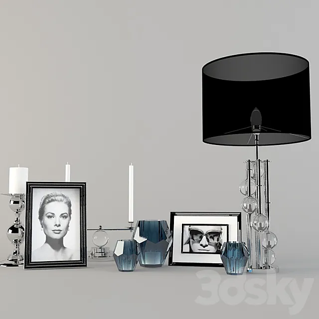 Eichholtz decor set 3DModel