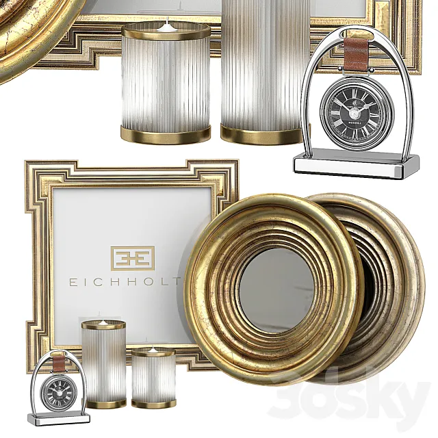 Eichholtz Decoration Set 4 3D Model