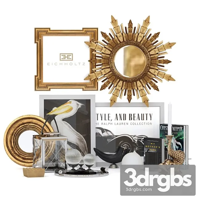 Eichholtz Decoration Set 9 3D Model Free