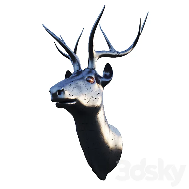 Eichholtz deer wall decor 3D Model