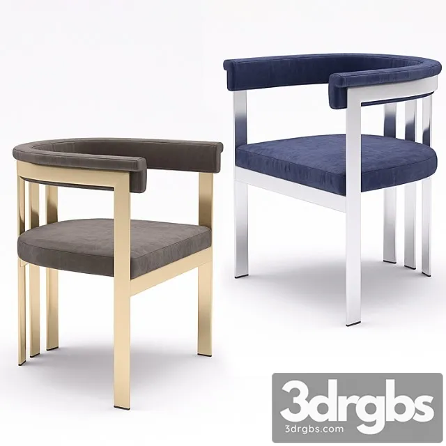 Eichholtz dining chair clubhouse 2 3D Model Free