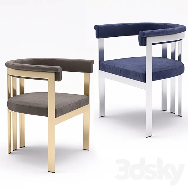 Eichholtz Dining Chair Clubhouse 3D Model