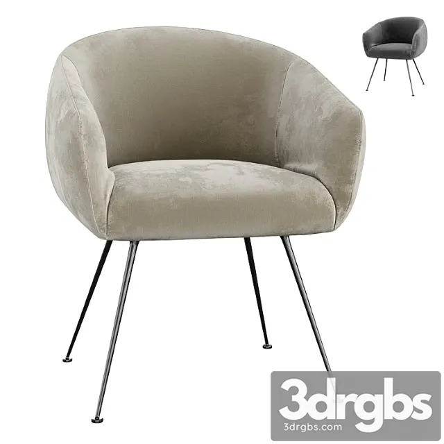 Eichholtz Dining Chair Elbury 3D Model Free