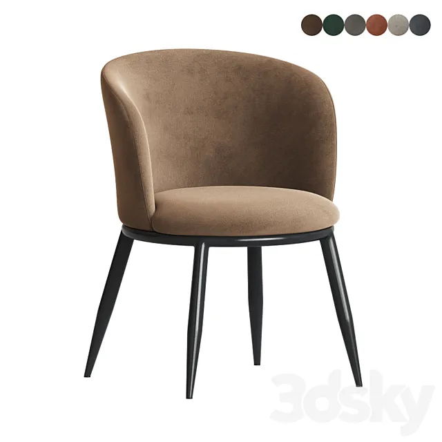 Eichholtz Dining Chair Filmore 3D Model