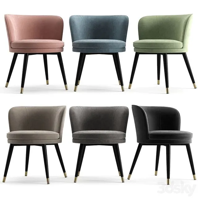 Eichholtz Dining Chair Grenada 3D Model