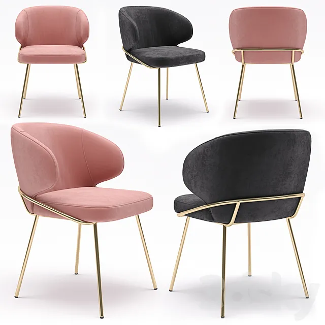 Eichholtz Dining Chair Kinley 3D Model