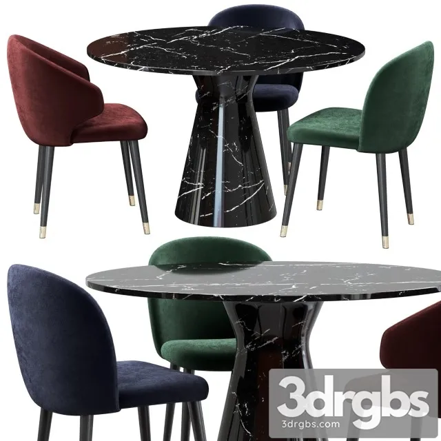 Eichholtz Dining Chair Volante 3D Model Free