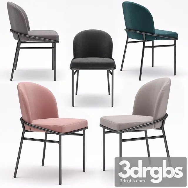 Eichholtz dining chair willis 2 3D Model Free