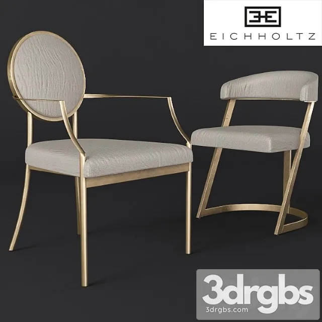 Eichholtz Dining Chairs 2 3D Model Free