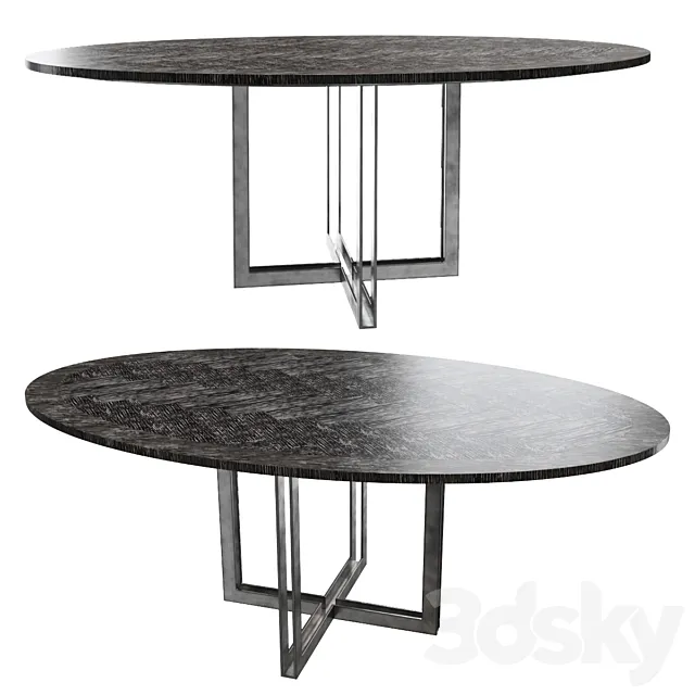 Eichholtz DINING TABLE MELCHIOR OVAL 3D Model