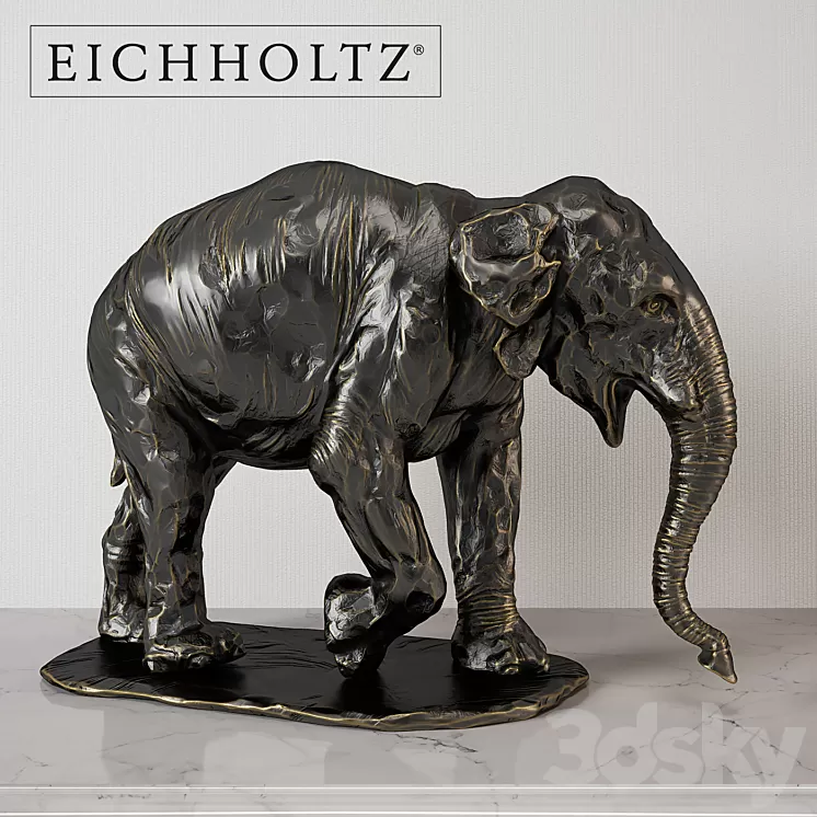 Eichholtz Elephant Bronze 3D Model