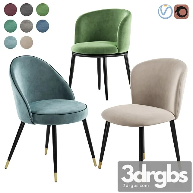 Eichholtz Filmore Cooper Volante Chair 3D Model Download