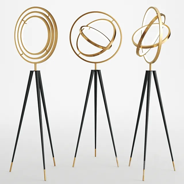 Eichholtz floor lamp cassini 3D Model