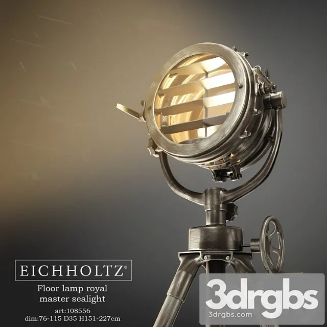 Eichholtz Floor Lamp Royal Master Sealight 3D Model Free