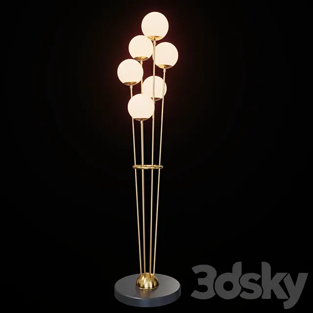 Eichholtz Floor Lamp Tortora 3D Model