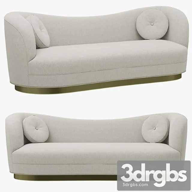 Eichholtz jackie sofa 2 3D Model Free